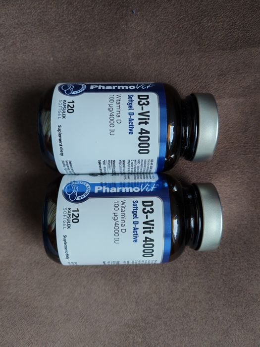 Pharmovit D3-Vit 4000 Softgel Active 120kaps.-2 opakowania