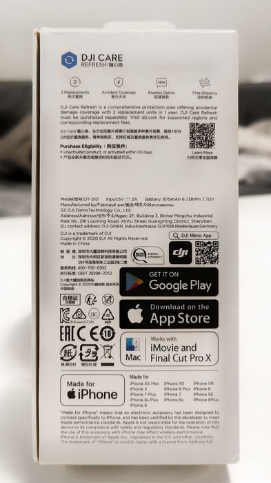 Dji pocket 2 wraz z akcesoriami