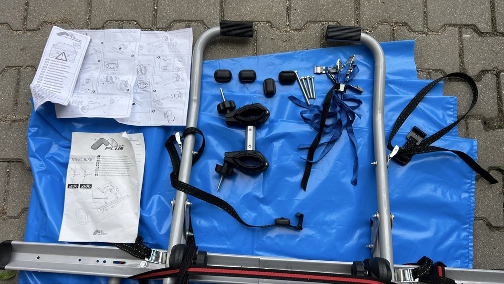 Bagażnik rowerowy Menabo Plus na klapę 3 rowery