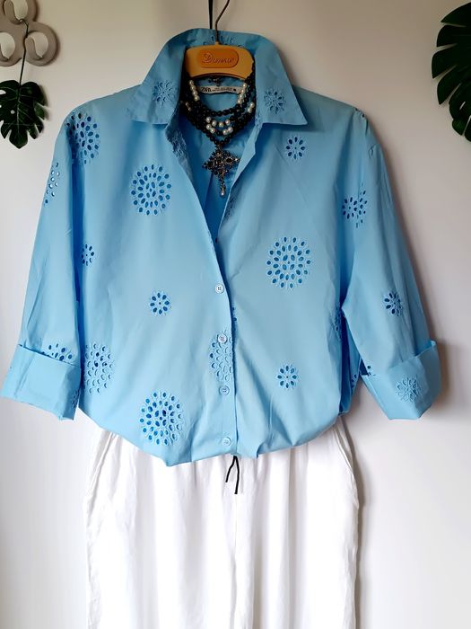 Брендова блуза ZARA. Р 48- 50.нова
