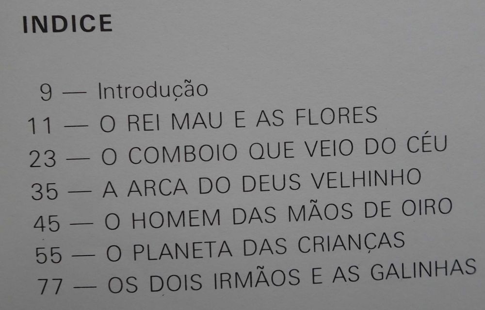 As Histórias Que O Avô Contou - Ano Edição 1986