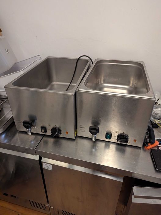 2x Bain marie Metro professional kitchen cozinha restaurant gastronomia gastro