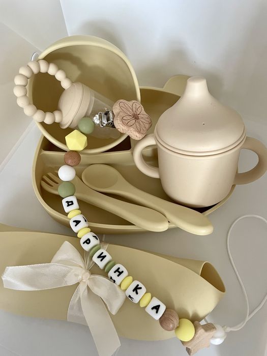 Іменні тримачі/гризунці, подарункові бокси, силіконовий посуд