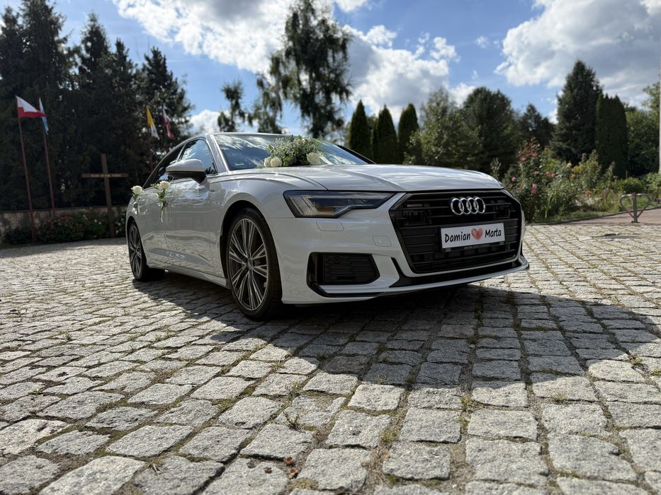 Elegancki samochód do ślubu – Audi A6 Quattro S line z kierowcą