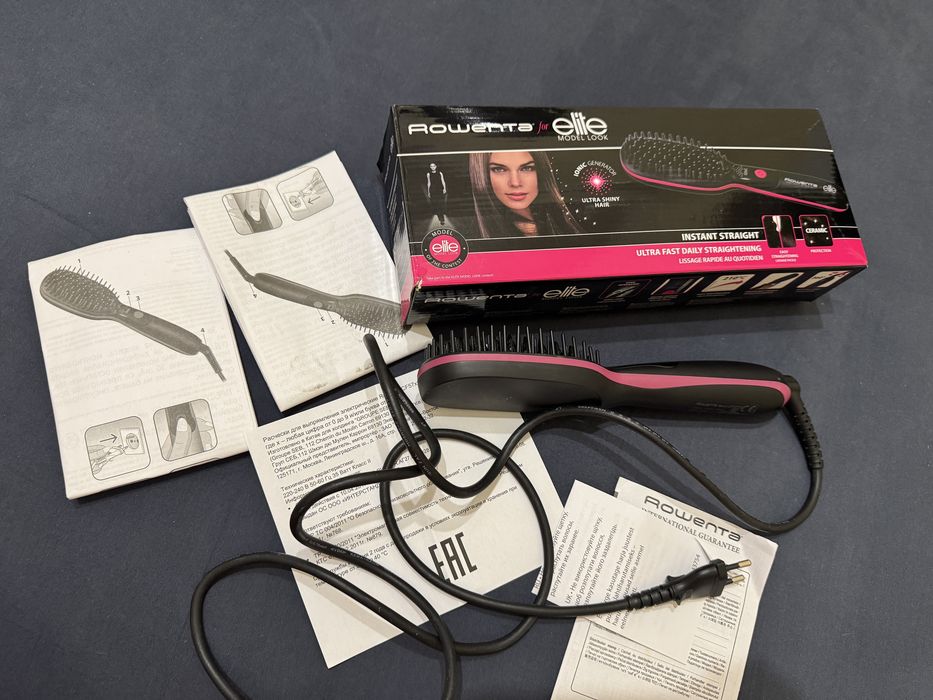 Продається електричний гребінець-випрямляч Rowenta for Elite Model Look Instant Straight