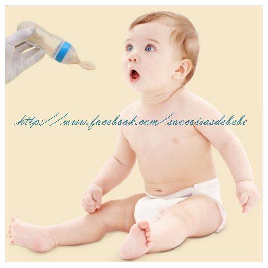 Reservatório com colher 90ml/Garrafa/Biberão Bebé