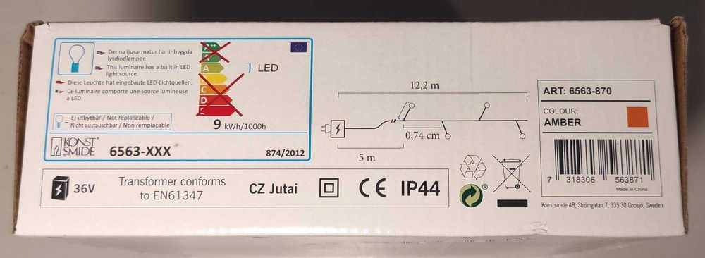 Łańcuch/girlanda lampki LED | oświetlenie bożonarodzeniowe | 960 diod