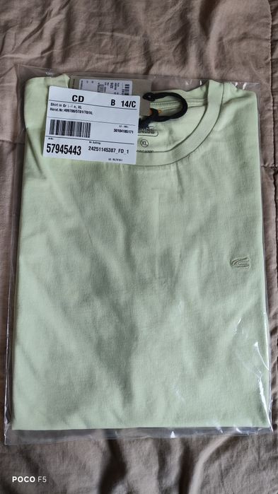 Camel Active groszkowy t-shirt rozm XL organiczna bawełna