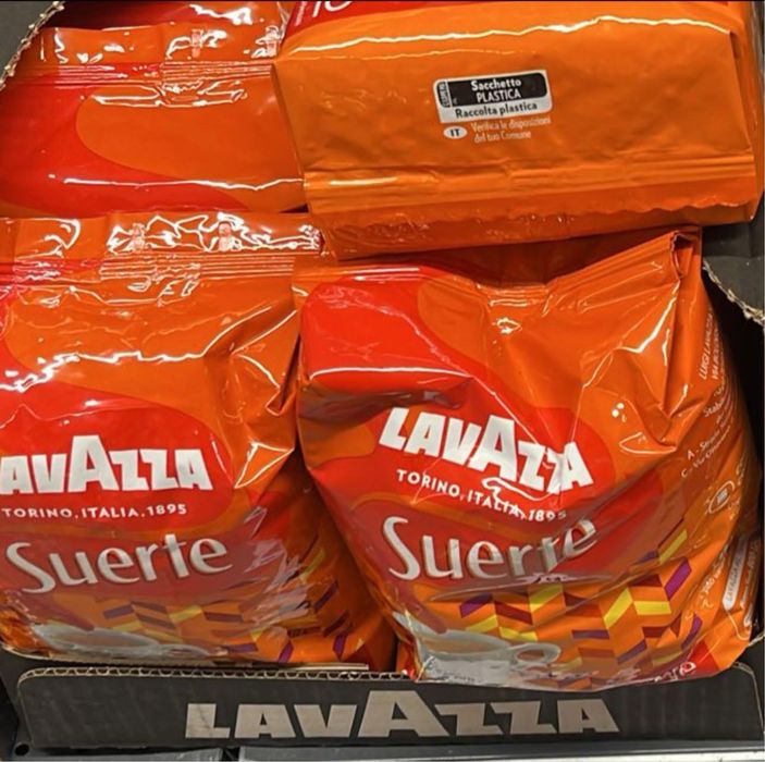Lavazza Suerte, 10/10,  1kg, Włoska, Ziarna