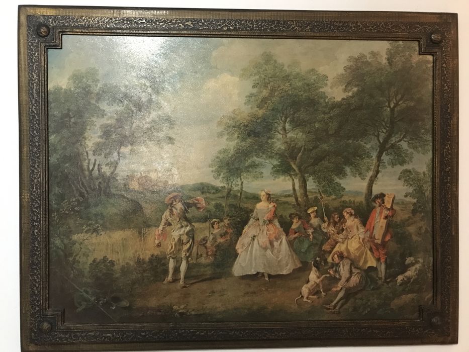 Quadro pintado Lancret