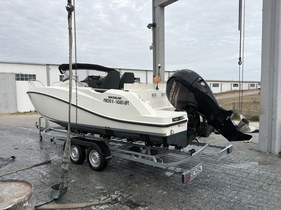 Vendo Quicksilver Open 6,75m de 2018 Mercury 150cv