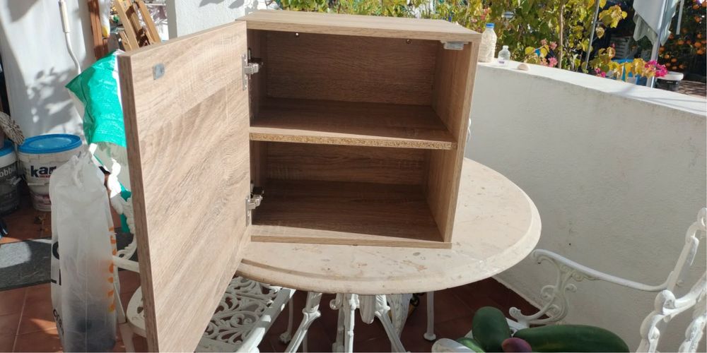 Cubo madeira arrumação