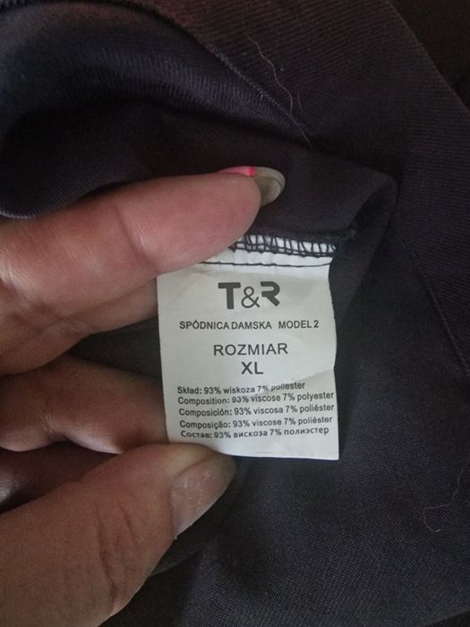 Spódnica granatowa roz XL ..