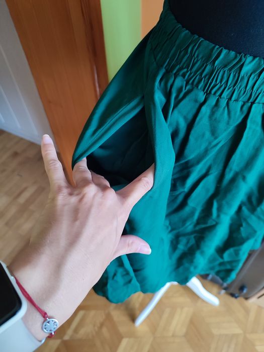 Spódniczka Reserved XS butelkowa zieleń