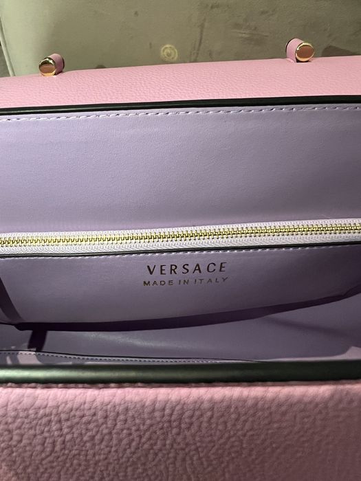 Mala La Medusa Versace rosa grande