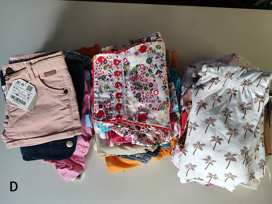 Lote roupa de menina 6/12 meses Verão