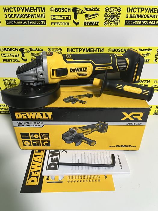 Акумуляторна болгарка DeWALT DCG405 (TYPE  3)
