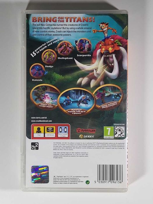 Crash of the Titans / Gra PSP / Skup - Sprzedaż Gier / Metro Służew