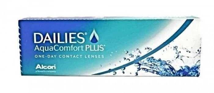 Lentes de contacto diárias Dailies AquaComfort Plus Potencia / Esfera -1.00  Cilindro: -0.75 Eixo 180 graus