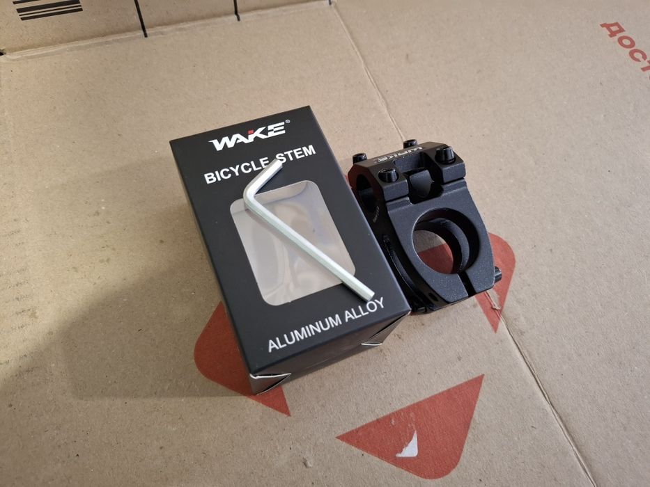 Вынос Wake алюминиевый под руль 22.2мм по центру и шток вилки 28.6мм