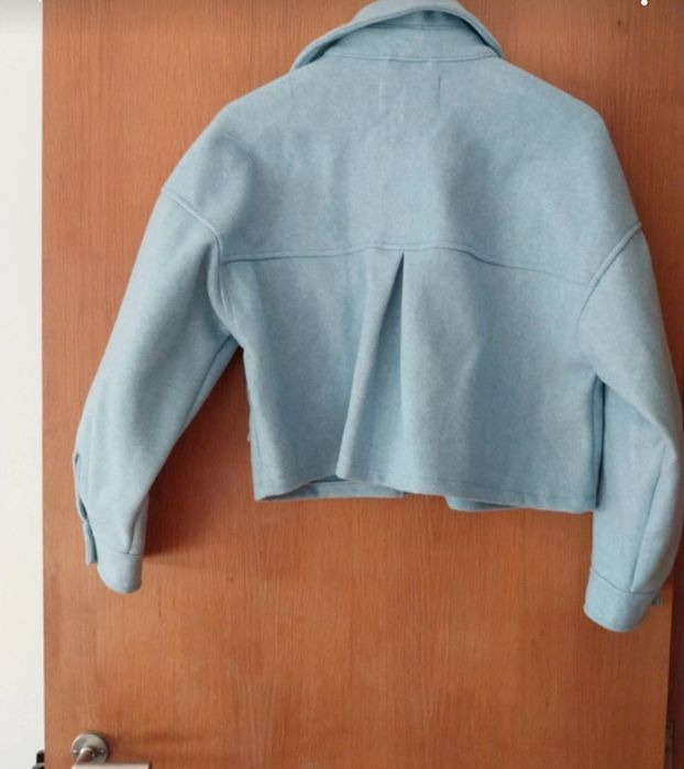 Casaco Curto / Sobrecamisa Azul Bebé Stradivarius