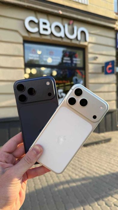 OPEN BOX iPhone 17 Pro Max 256gb/512gb (Esim) Silver/Deep Blue/Cosmic Orange 1-10 циклів | СВАЙП
