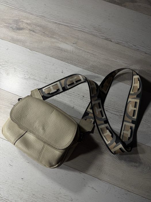 Сумка Daro шкіряна сумка бежева сумка кожаная сумка bag на плече