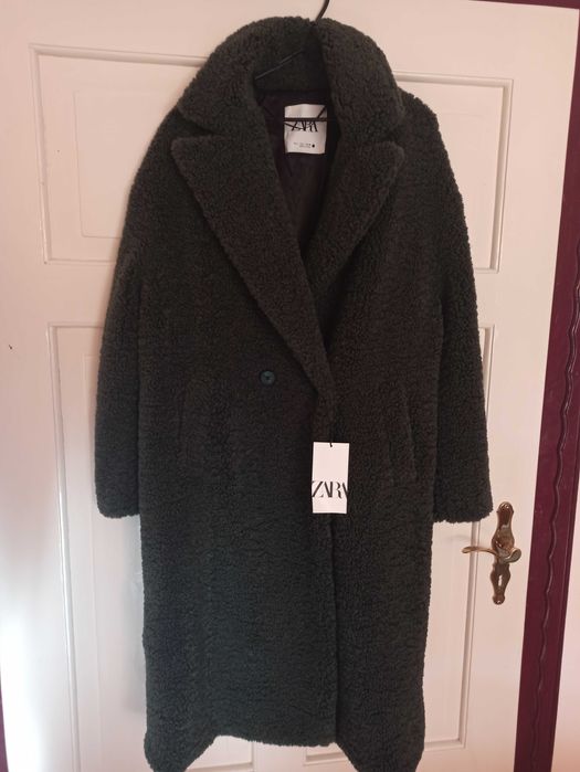 Płaszcz ze sztucznego baranka Zara rozm. L Nowy! Okazja!