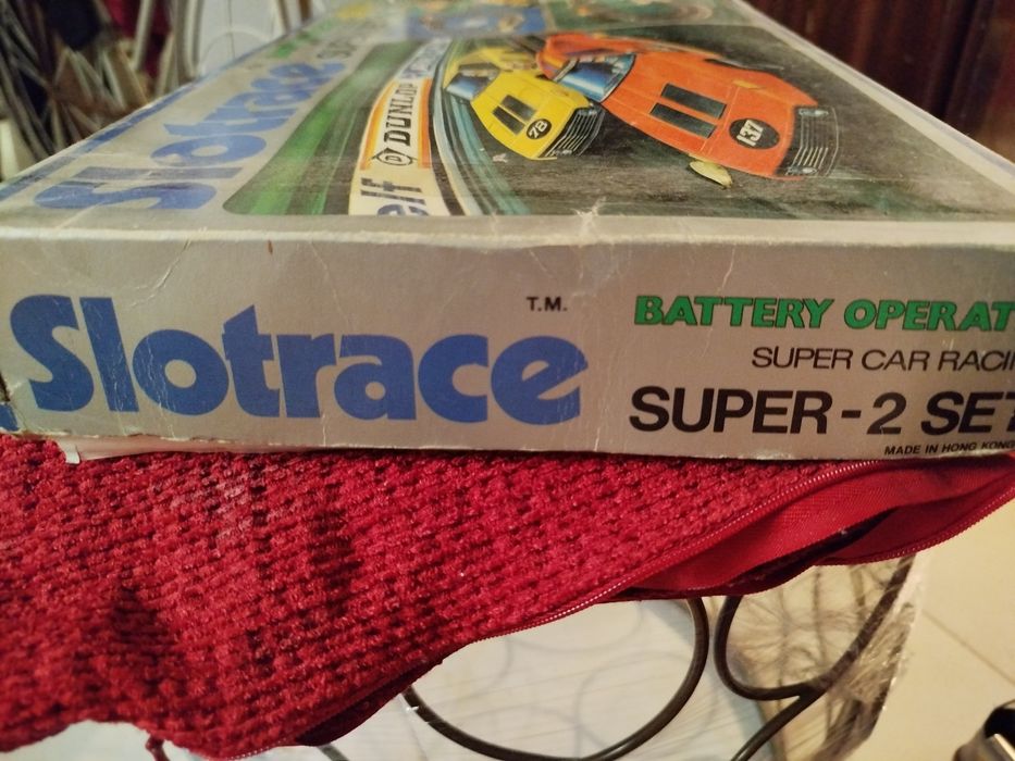 Slot race circuito de corrida alta velocidade 2 veículos