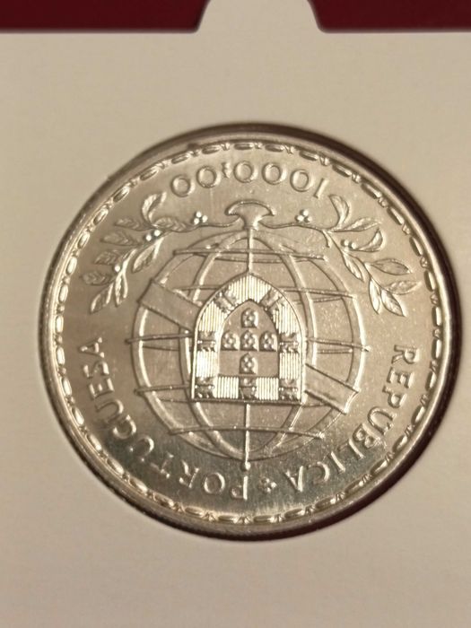 Moedas de 1000 escudos Prata 1980 Camões