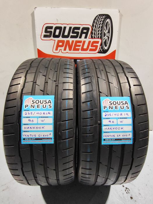 2 pneus semi novos 235-40R19 Hankook - Oferta dos Portes