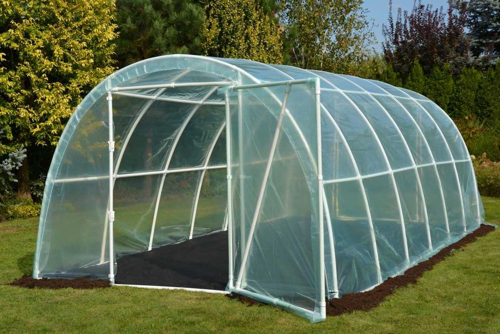 Tunel foliowy Szklarnia PCV 4,0x3,0x2,10m, folia 4-sez UV4 Promocja!