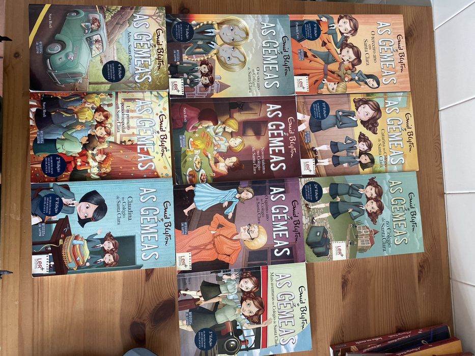 as gémeas no colégio de santa clara – enid blyton | como novos