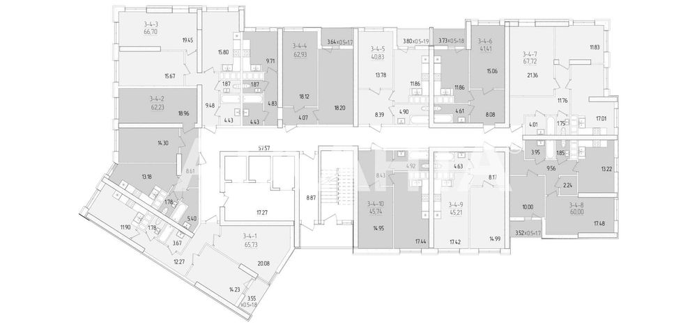 2-rooms apartment apartment by the address st. Kulikovo pole pl Oktyabrskoy revolyutsii pl (area 64,5 m²) - Atlanta.ua - photo 7