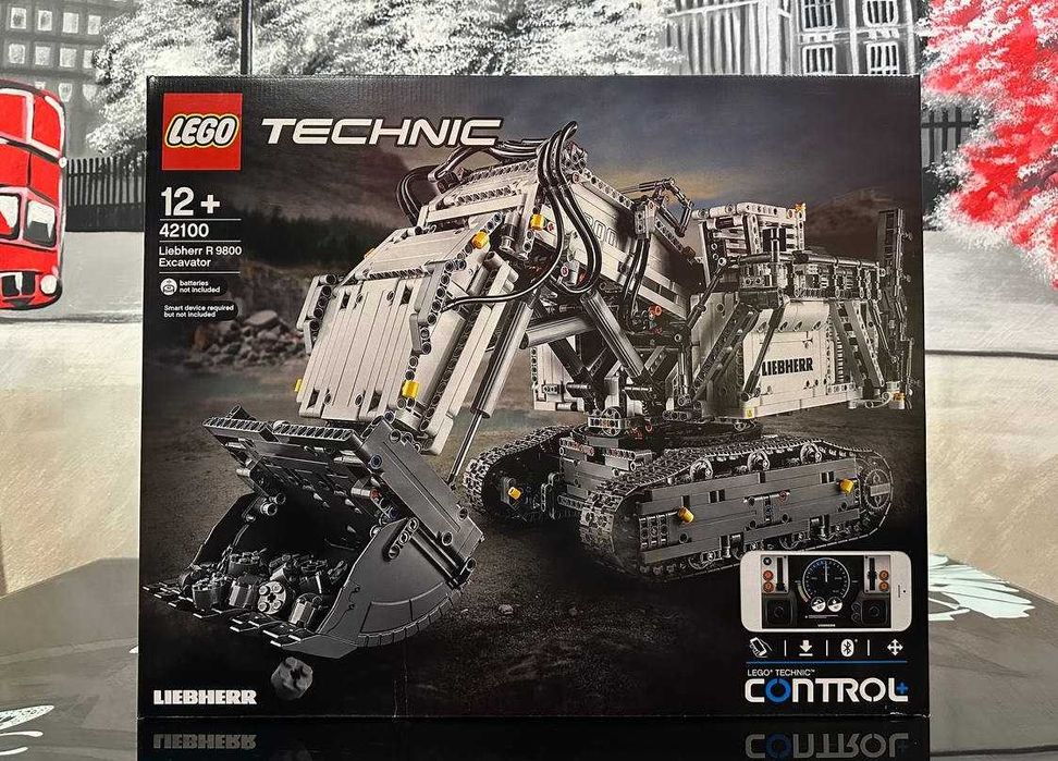 Конструктор LEGO Technic 42100 Екскаватор Liebherr R 9800