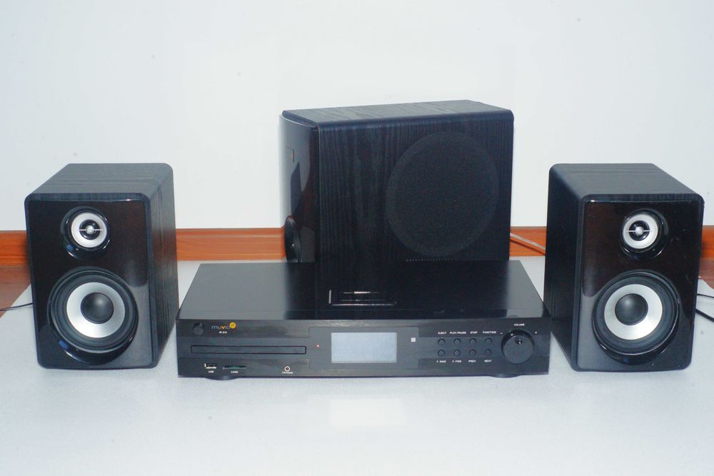zestaw muvid ir 915 odtwarzacz dvd i cd z głośnikami dok ipod