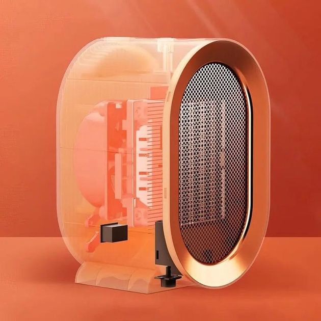 Керамічний обігрівач настільний A-Plus 1000W РТС тепловентилятор, 2 режими, захист від перегріву