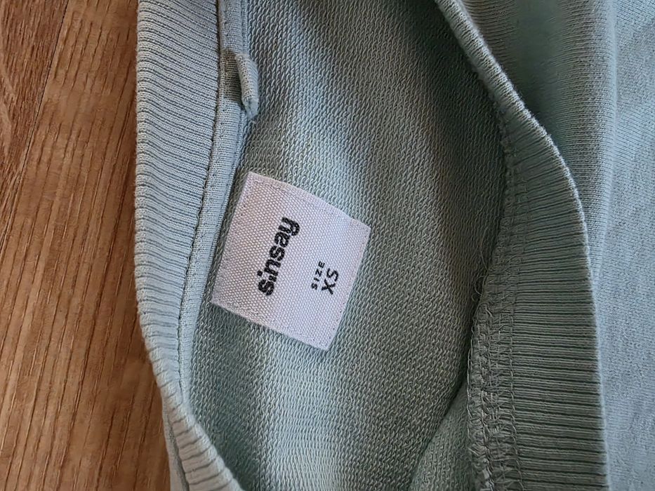 Miętowa bluza sinsay XS