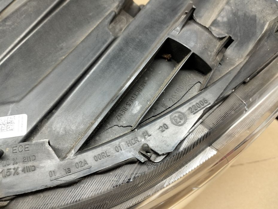 Mercedes sprinter w910 w907 lampa przódewa full led przetwornice