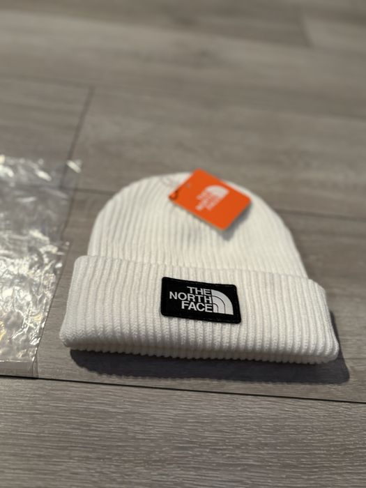 Biala czapka zimowa The North Face, nowa uniwersalna, unisex