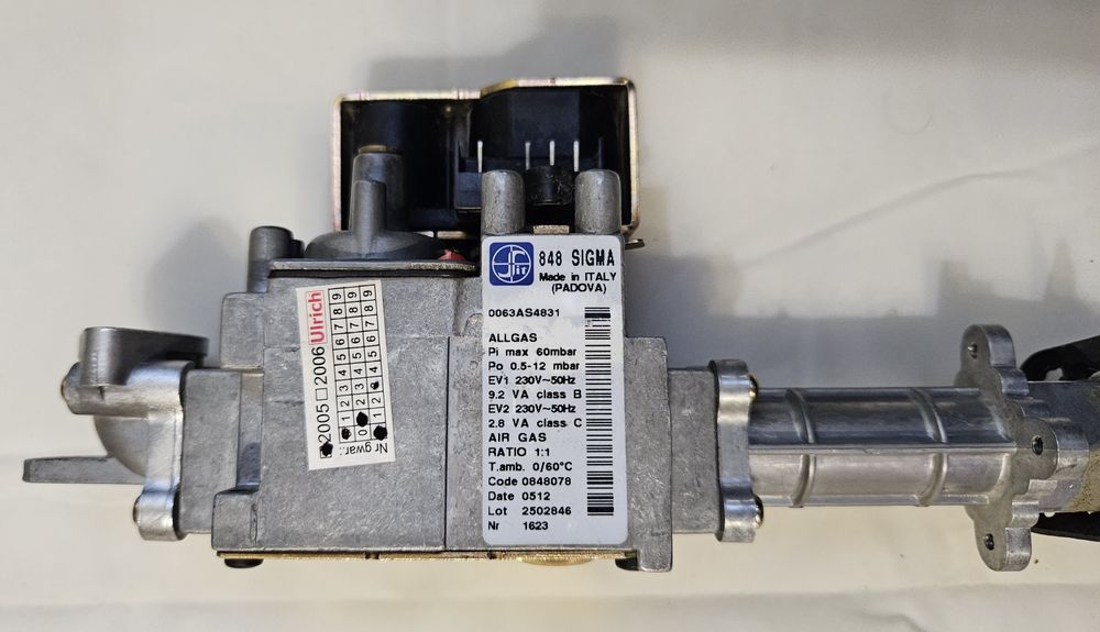 Zawór gazowy SIT 848 SIGMA