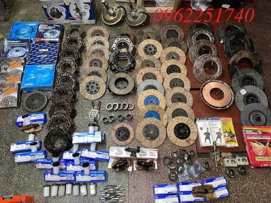 Зчеплення Уаз 452, Уаз 469, Зіл 130, Зіл 131, Волга, Газ 21, Газ 24, Газ 51, Газ 52, Газ 53, Газ 66, Газ 69, Газ 3307
