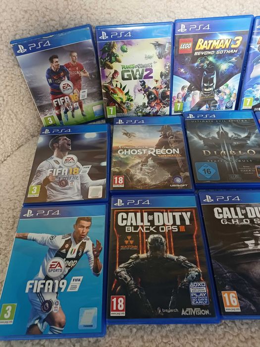 Диски з іграми для PS4