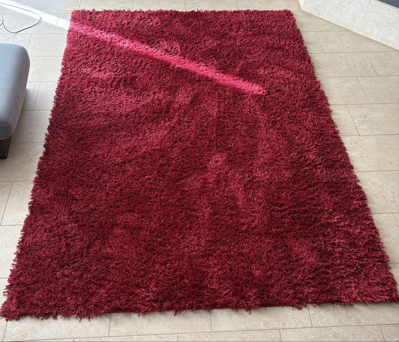 Talete Sala / vermelho cereja / 295cm x  200cm