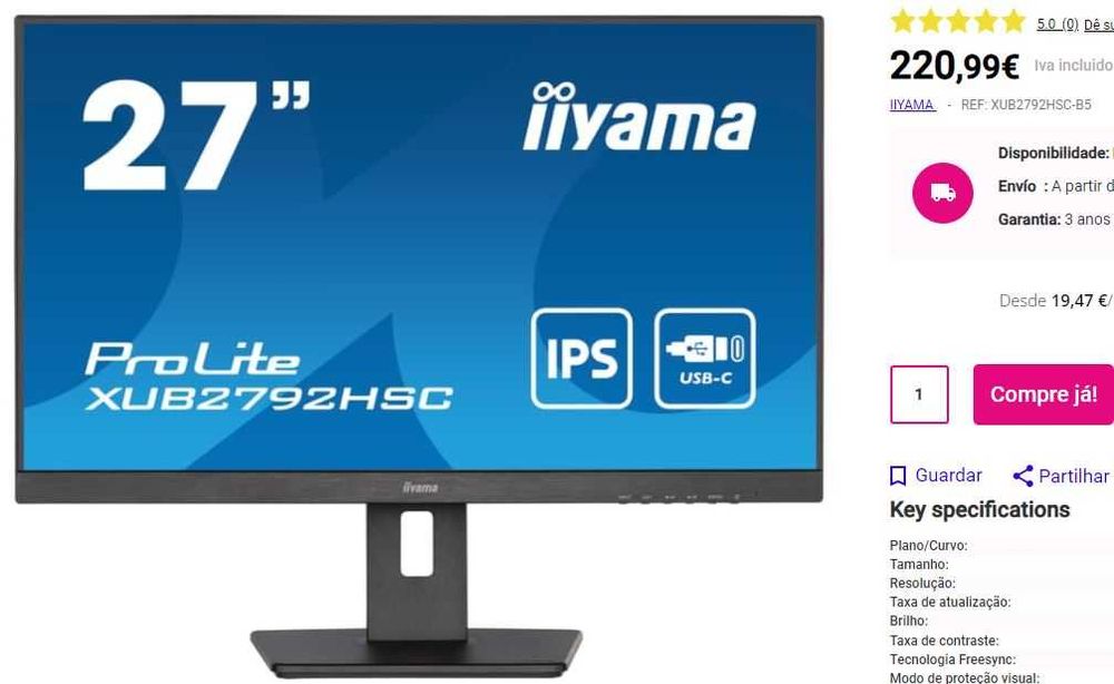 Computador com torre e aparelhos incluído