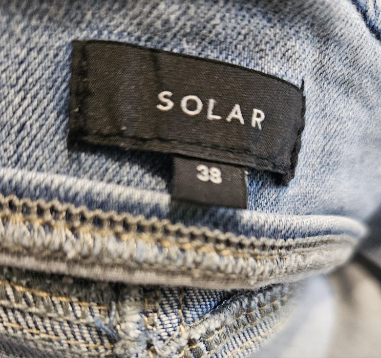 Niebieska jeansowa spódnica Solar