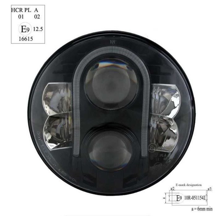 Faróis / farol Led Jeep wrangler jk Homologado