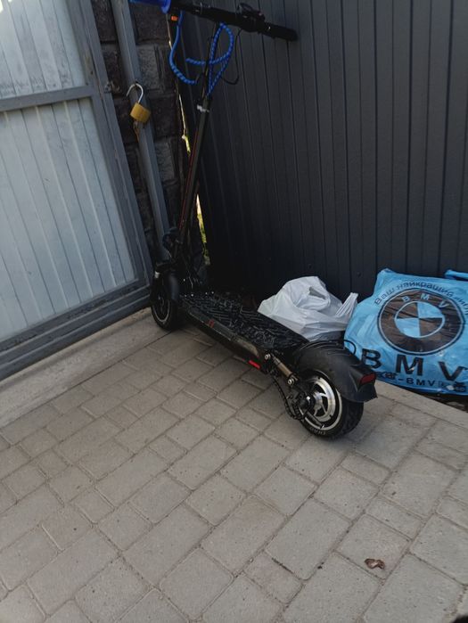 Електро самокат crosser T4 чорний із сидінням(у комплекті)