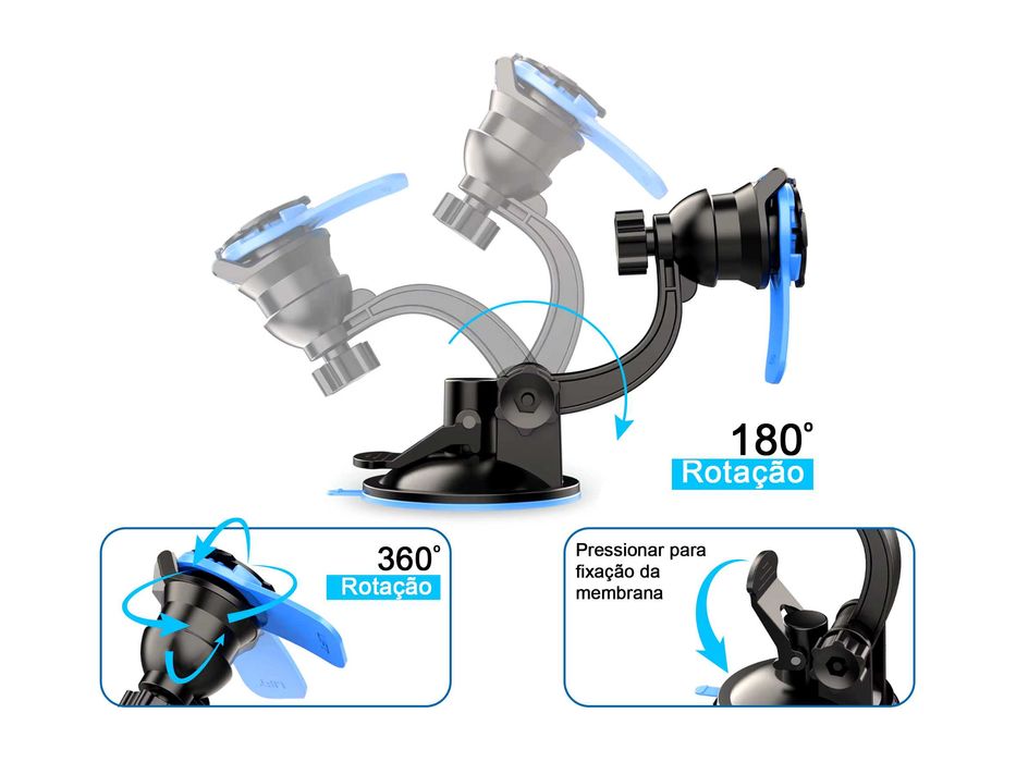 Suporte telemóvel género Quad Lock para automóvel