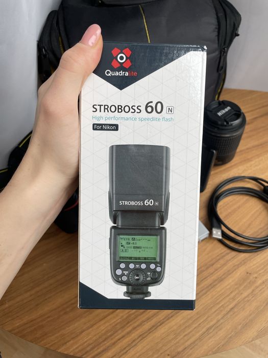 Lampa blyskowa Quadralite Stroboss 60N for Nikon